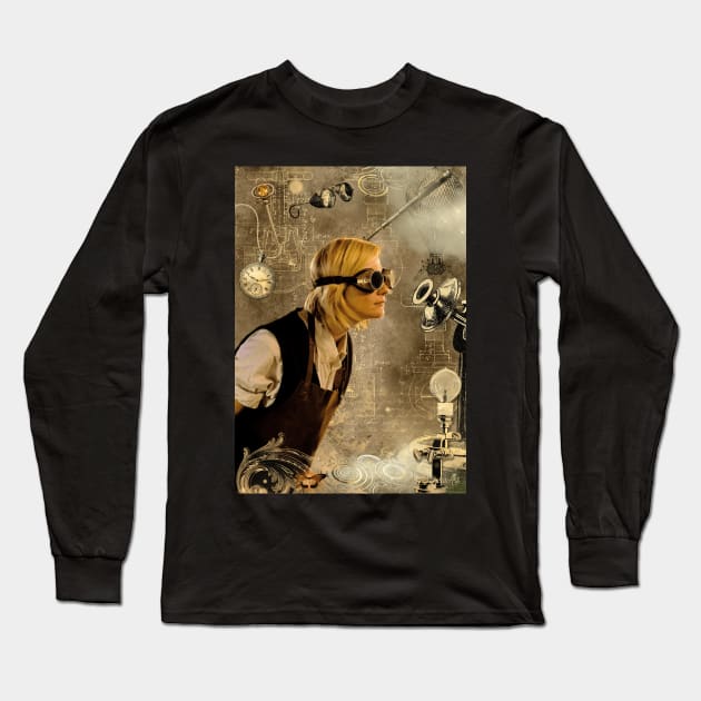 Into The Machine Long Sleeve T-Shirt by AlisiaArt